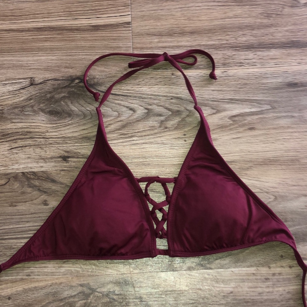 Mossimo (Target) maroon bikini top
